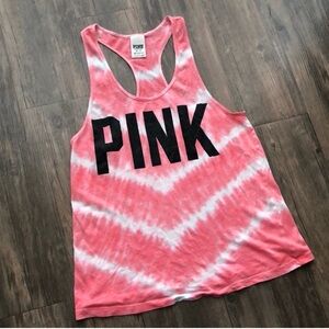 PINK Victoria’s Secret Tie Dye Racerback Tank XS